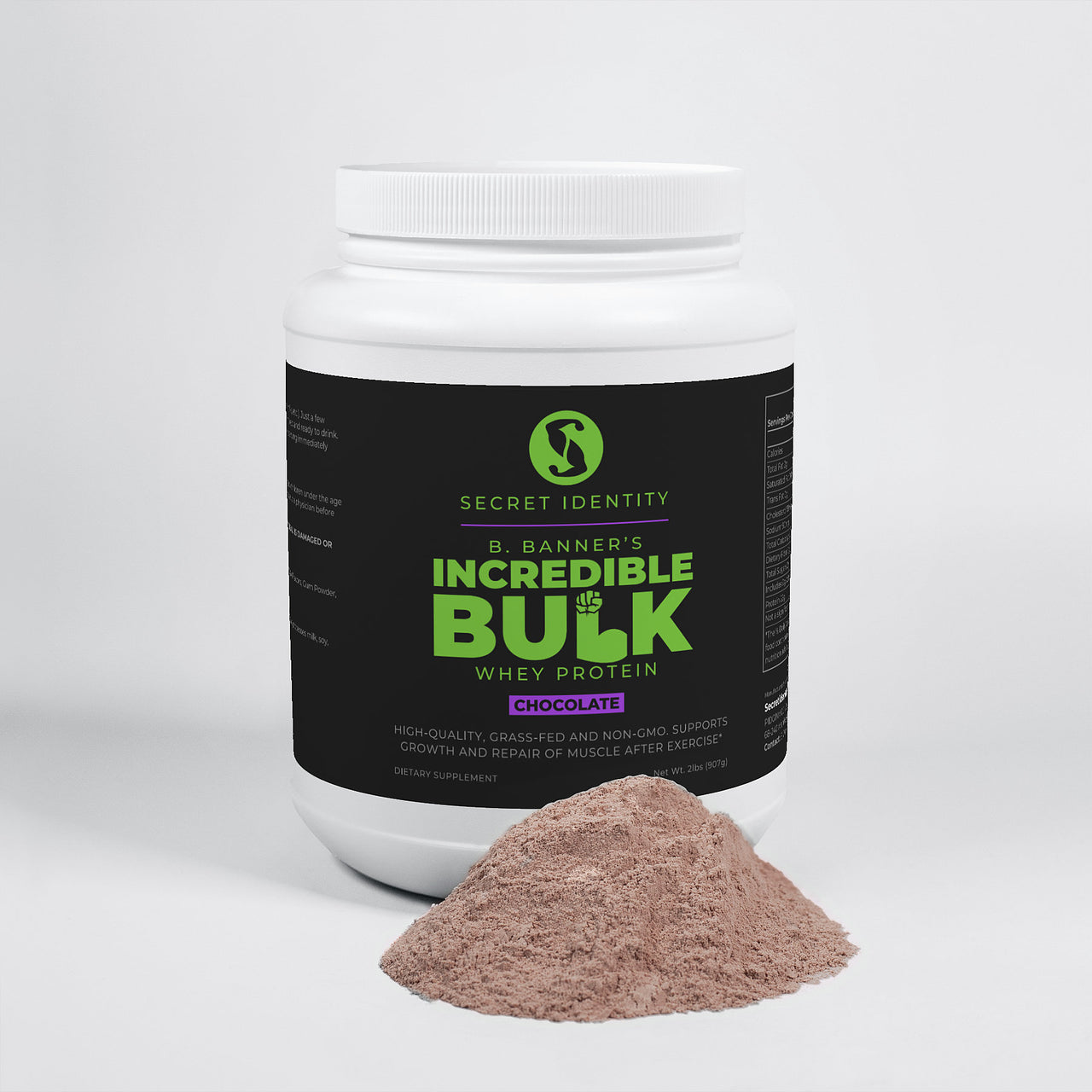 B. Banner's Incredible Bulk Whey Protein (Chocolate)