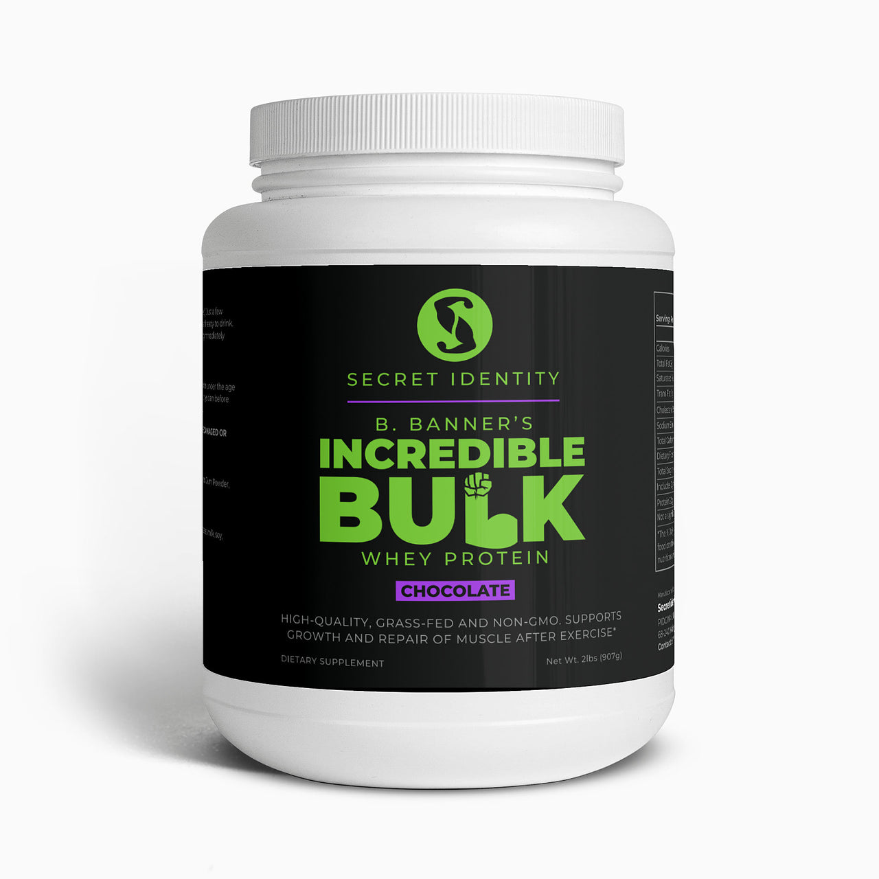 B. Banner's Incredible Bulk Whey Protein (Chocolate)