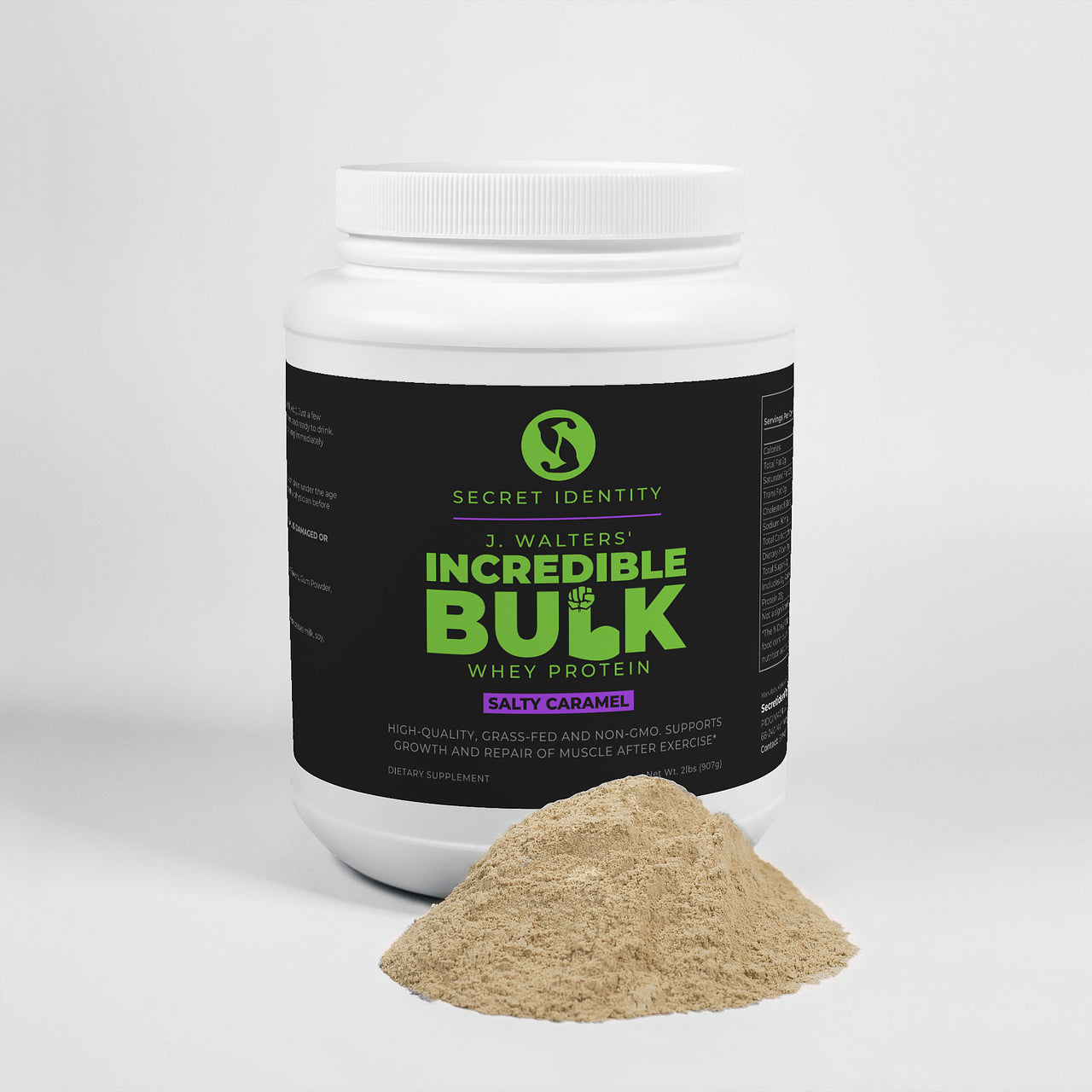 J. Walters' Incredible Bulk Whey Protein (Salty Caramel)