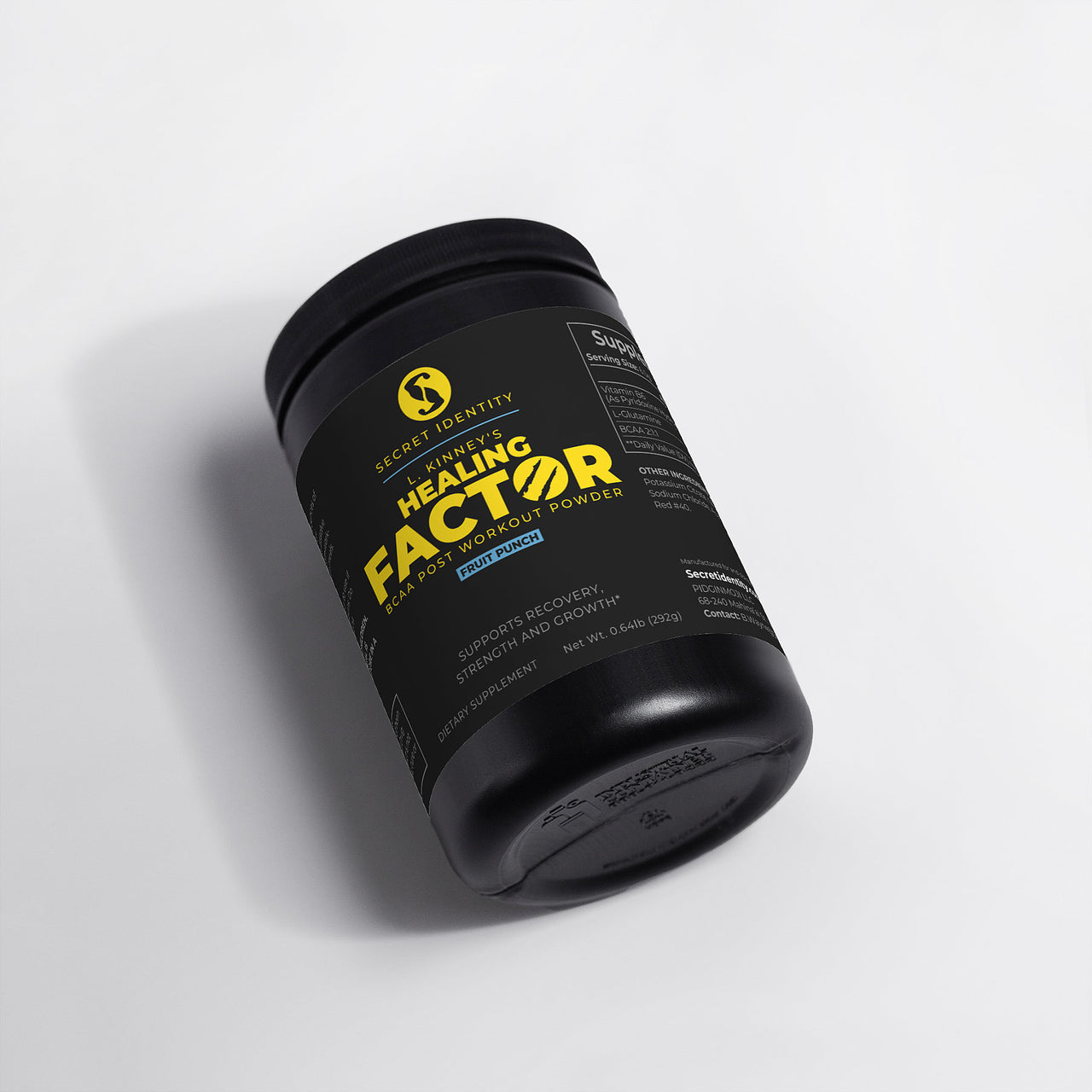 L. Kinney’s Healing Factor BCAA Post Workout Powder (Fruit Punch)