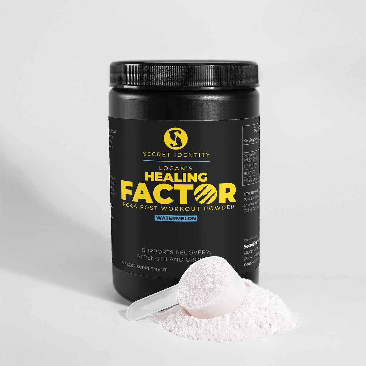 Logan’s Healing Factor BCAA Post Workout Powder (Watermelon)