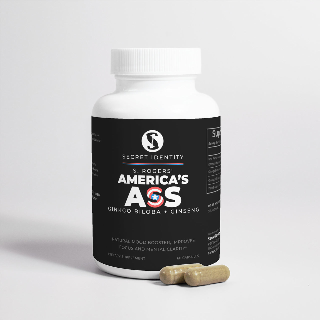 S. Rogers' America's Ass Ginkgo Biloba + Ginseng