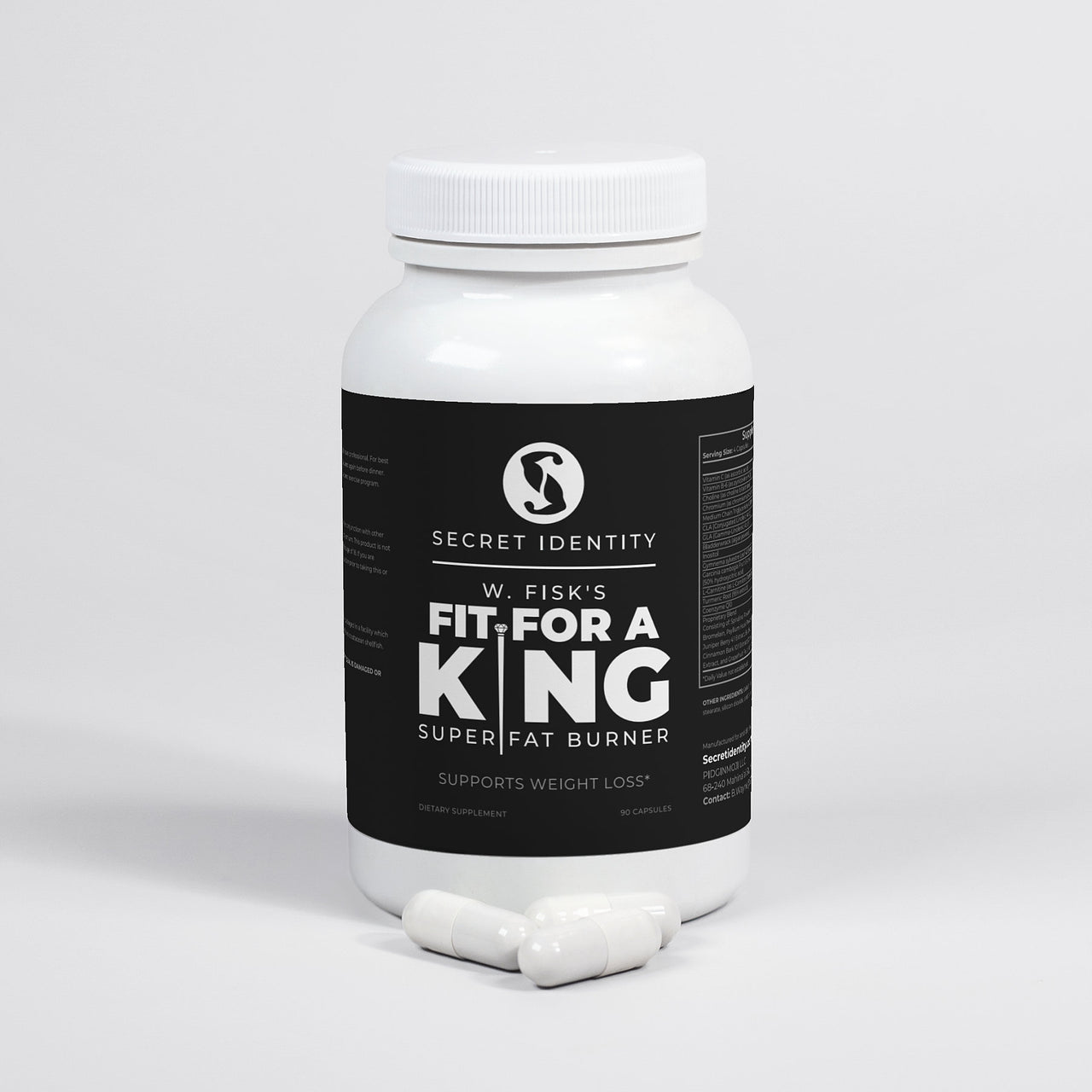 W. Fisk's Fit for A King Super Fat Burner with MCT