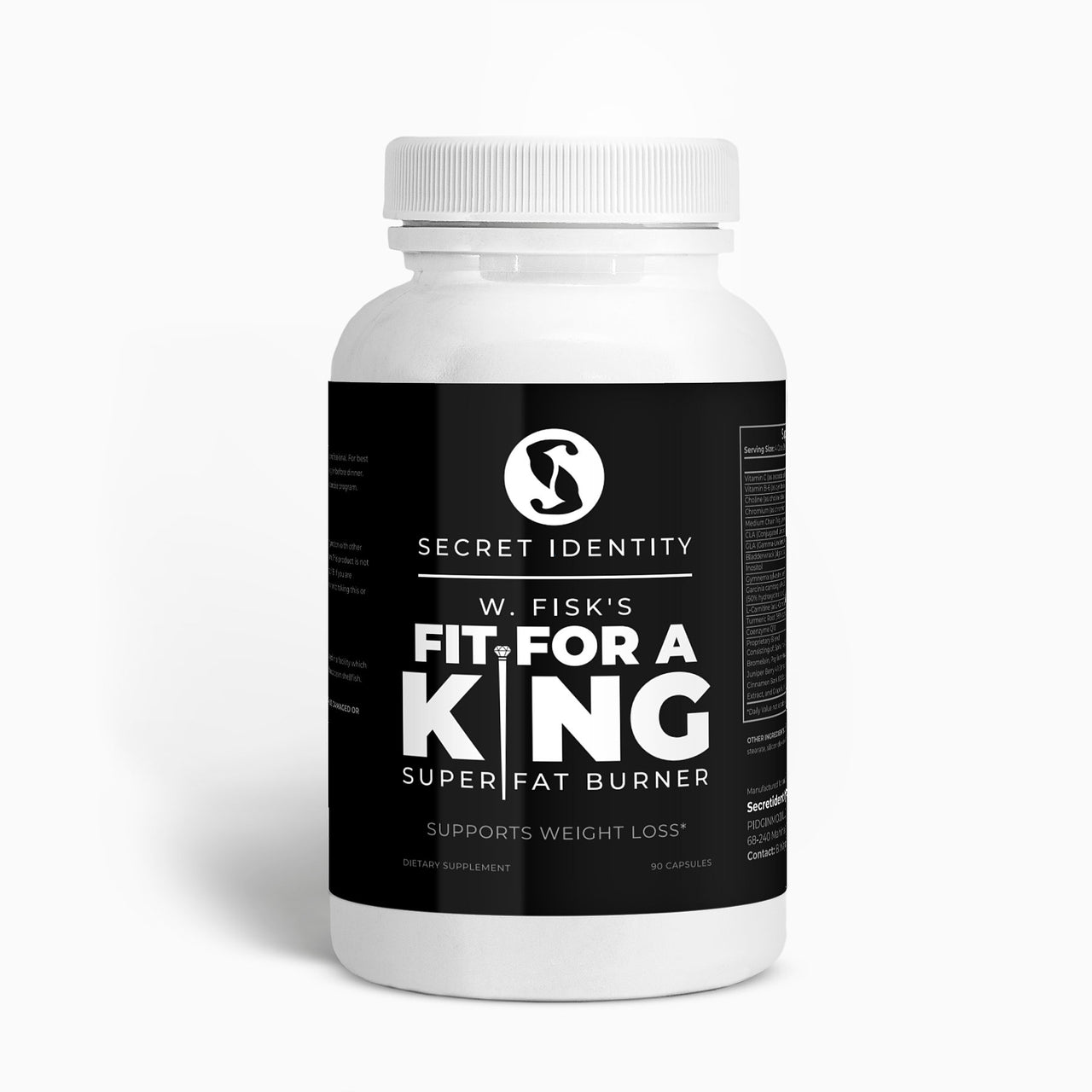 W. Fisk's Fit for A King Super Fat Burner with MCT