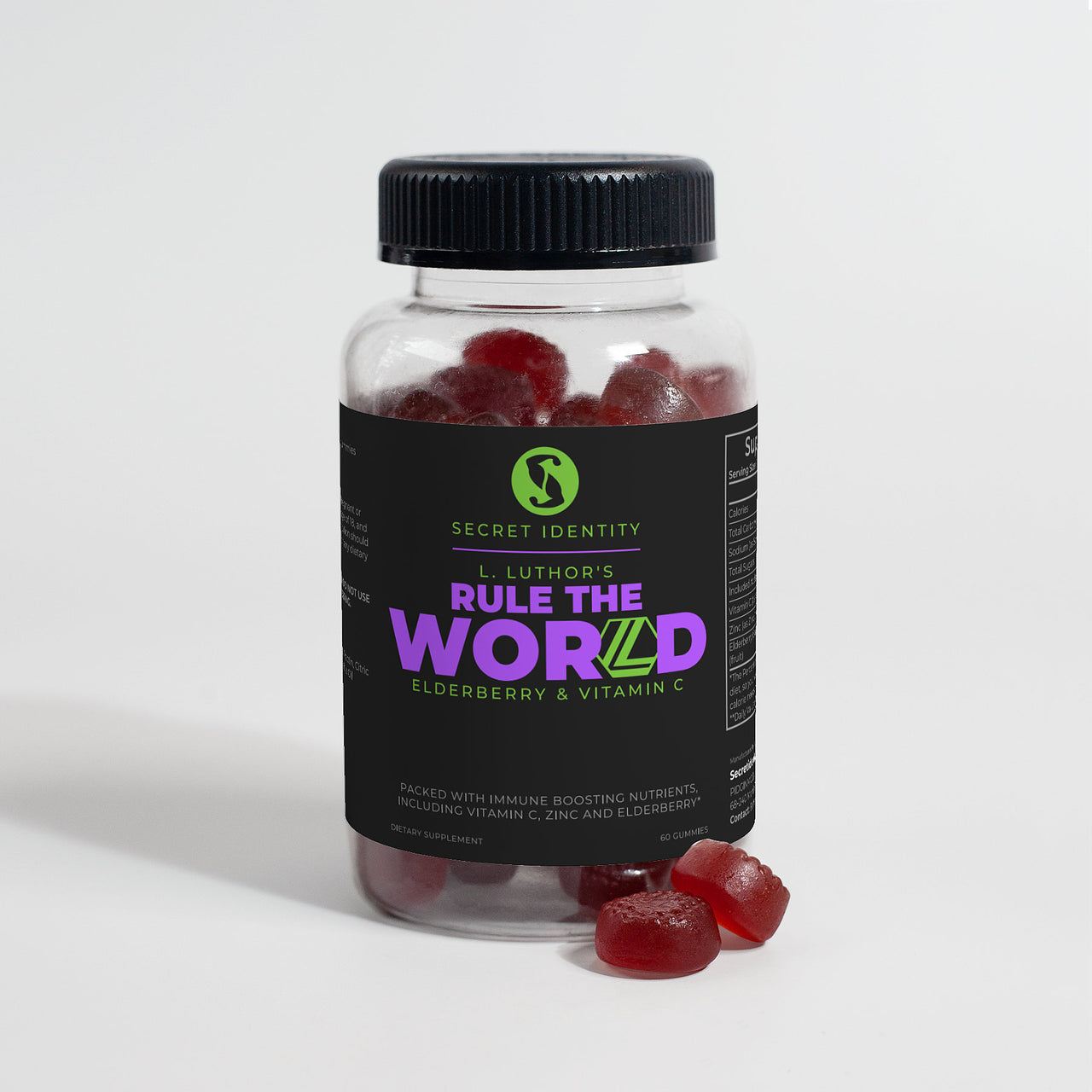 L. Luthor's Rule The World Elderberry & Vitamin C Gummies