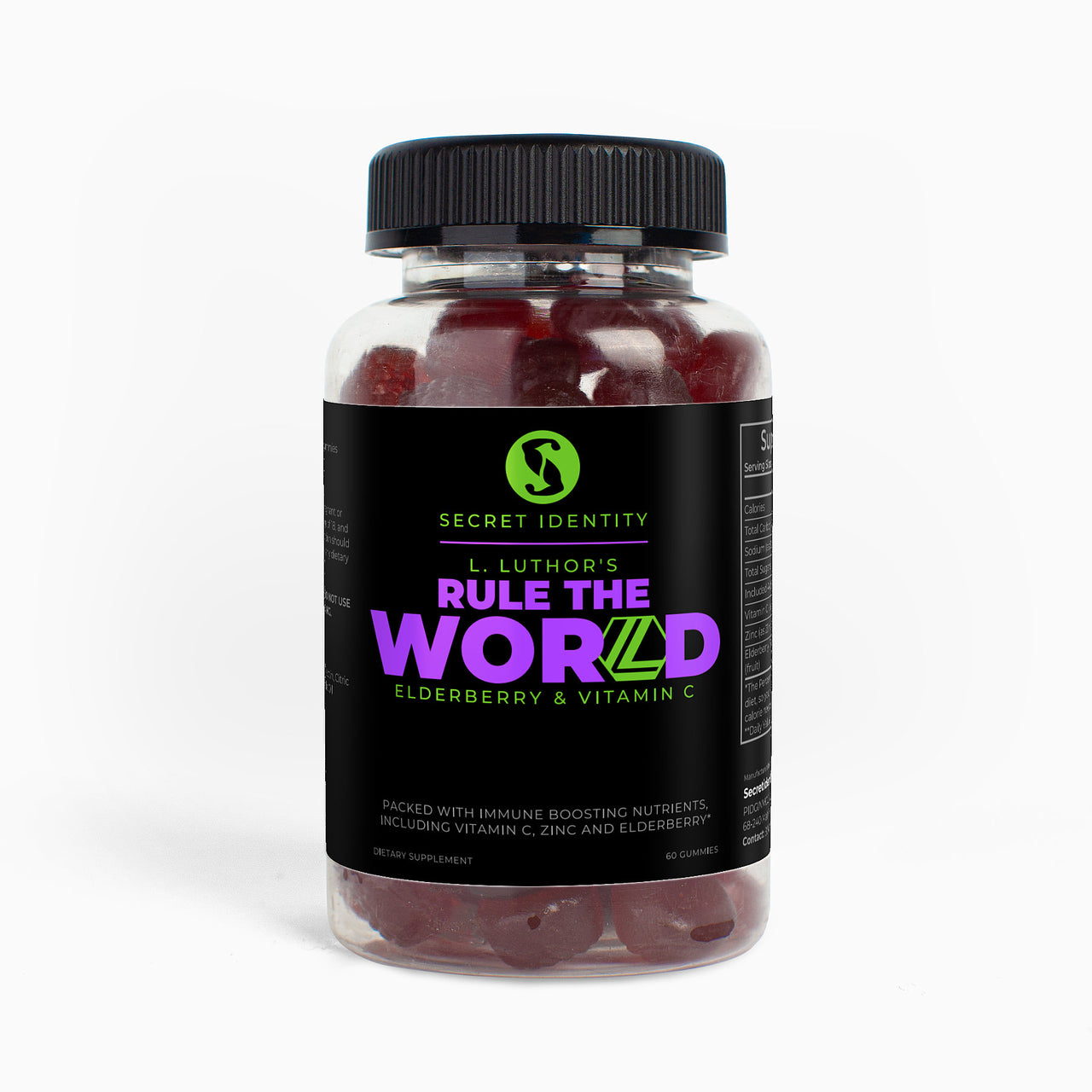 L. Luthor's Rule The World Elderberry & Vitamin C Gummies