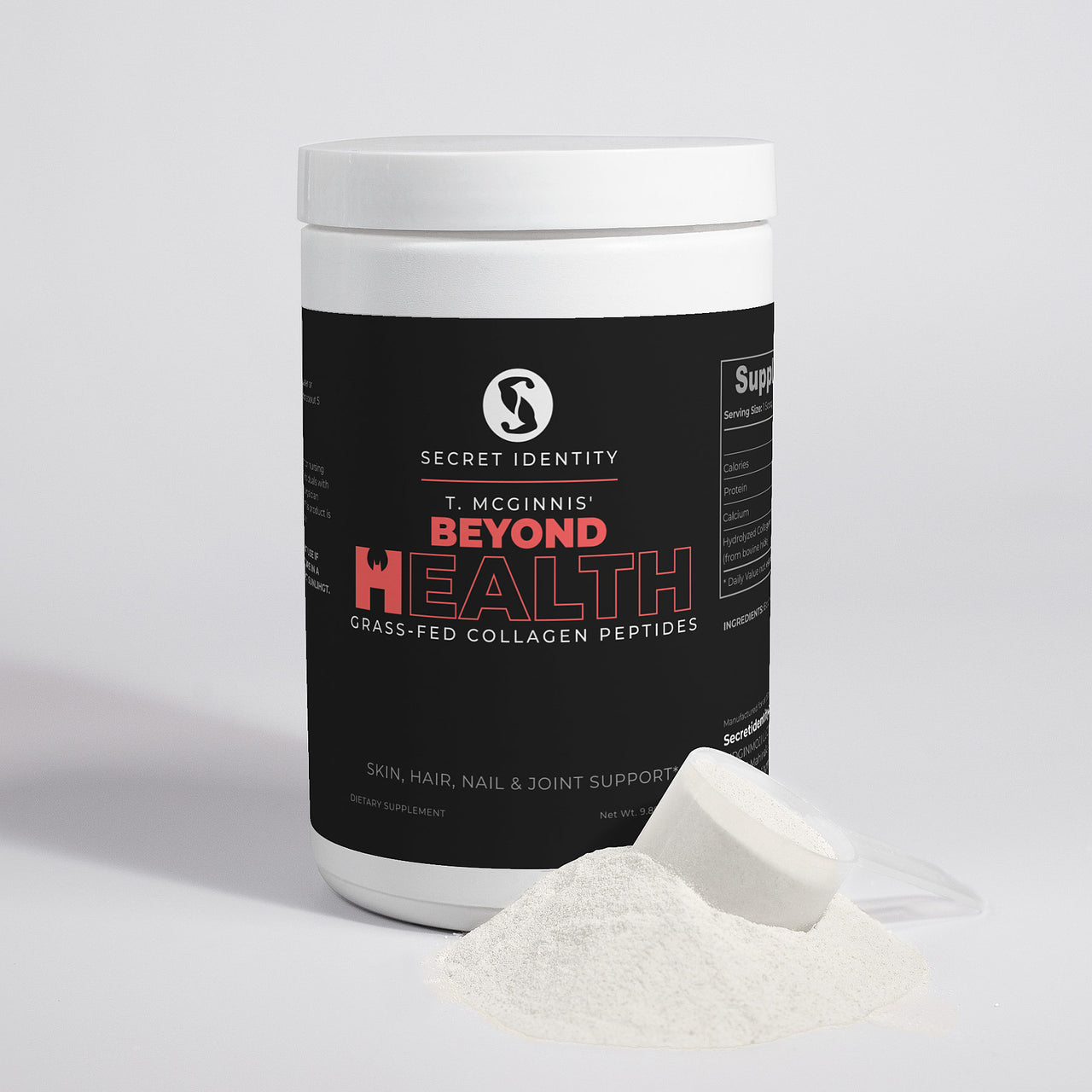 T. Mcginnis' Beyond Health Grass-Fed Hydrolyzed Collagen Peptides