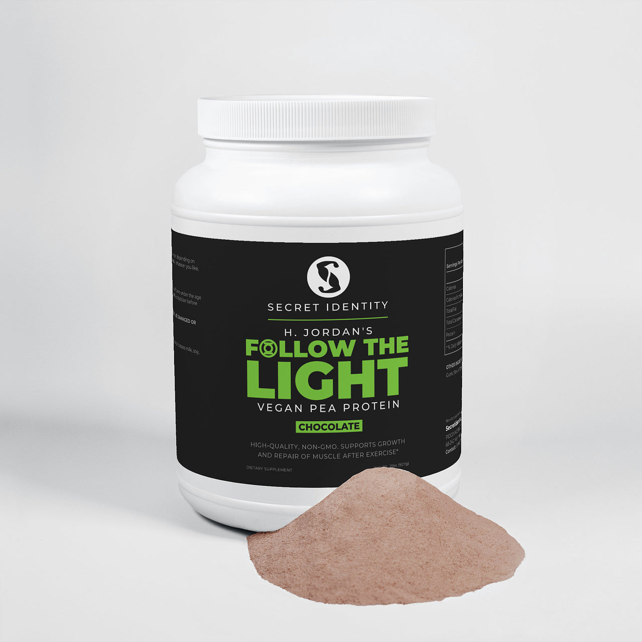 H. Jordan's Follow The Light Vegan Pea Protein (Chocolate)