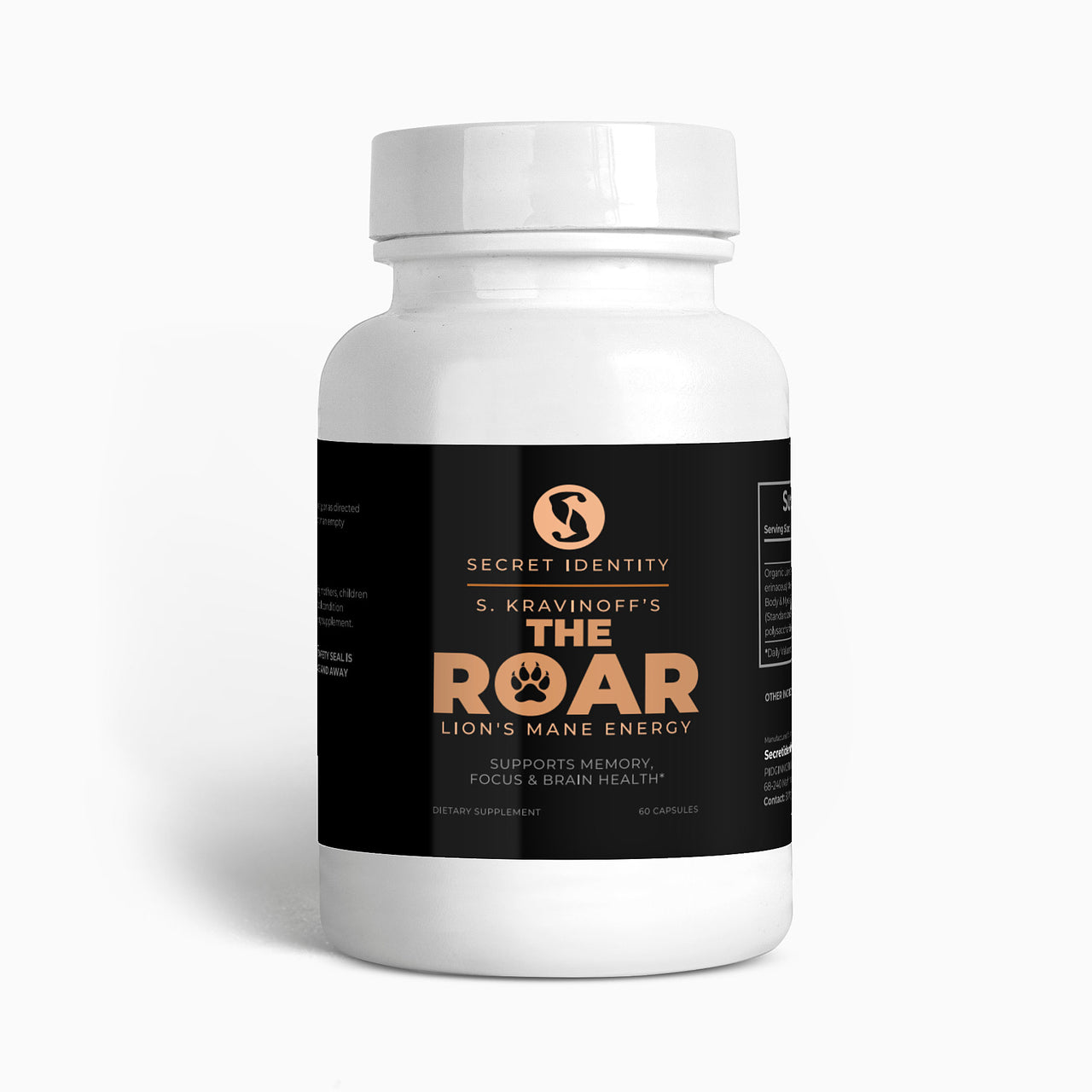 S. Kravinoff’s Hear Me Roar Lion's Mane Energy