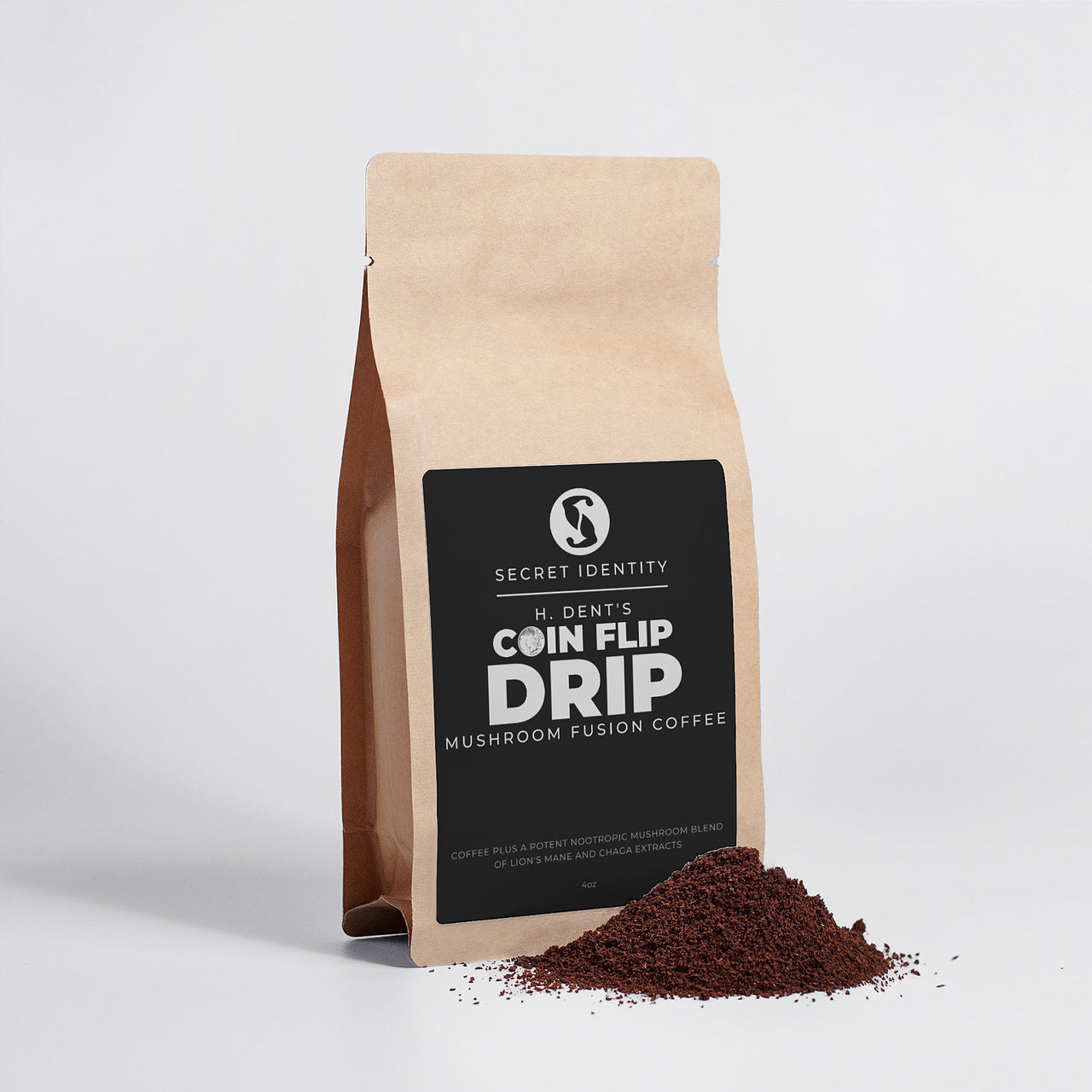 H. Dent's Coin Flip Drip Mushroom Fusion Coffee 4oz