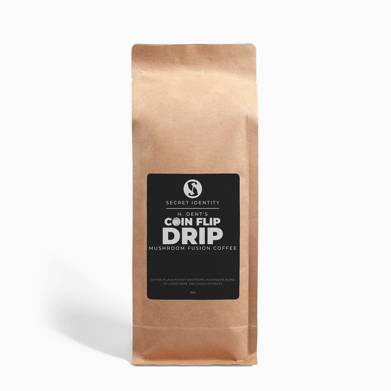 H. Dent's Coin Flip Drip Mushroom Fusion Coffee 16oz