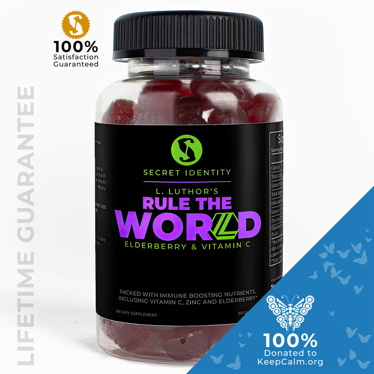 L. Luthor's Rule The World Elderberry & Vitamin C Gummies