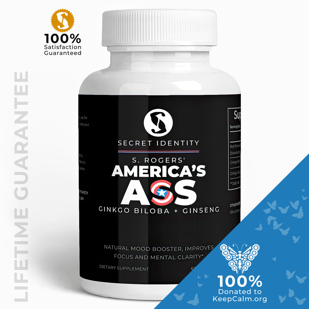 S. Rogers' America's Ass Ginkgo Biloba + Ginseng