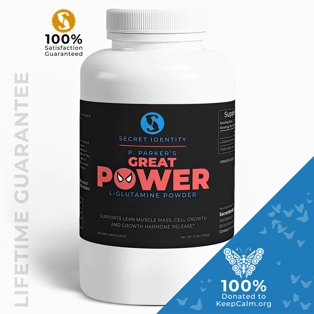 P. Parker’s Great Power L-Glutamine Powder