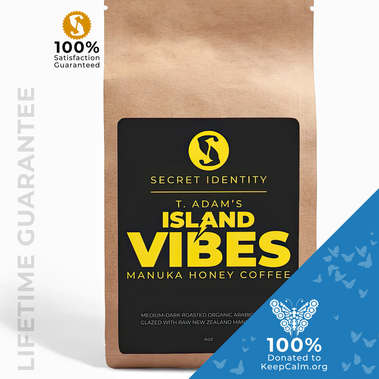 T. Adam’s Island Vibes Manuka Honey Coffee 4oz