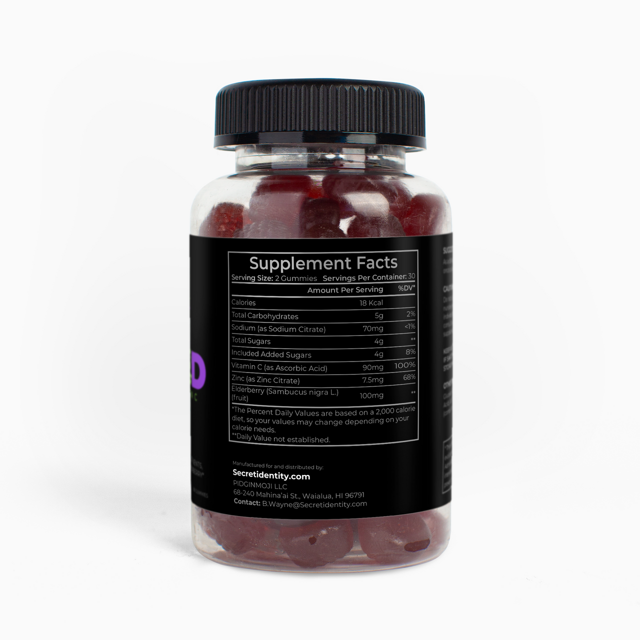 L. Luthor's Rule The World Elderberry & Vitamin C Gummies