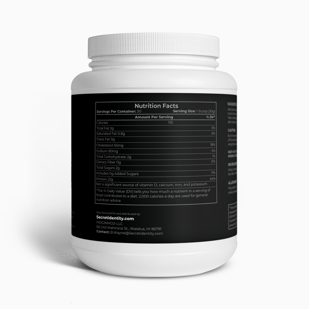 J. Walters' Incredible Bulk Whey Protein (Salty Caramel)