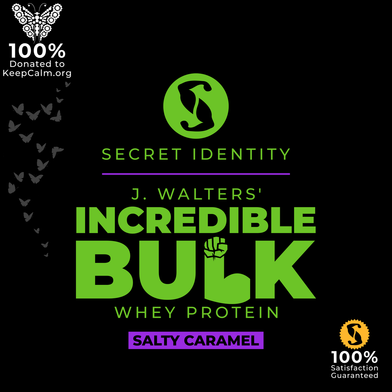 J. Walters' Incredible Bulk Whey Protein (Salty Caramel)