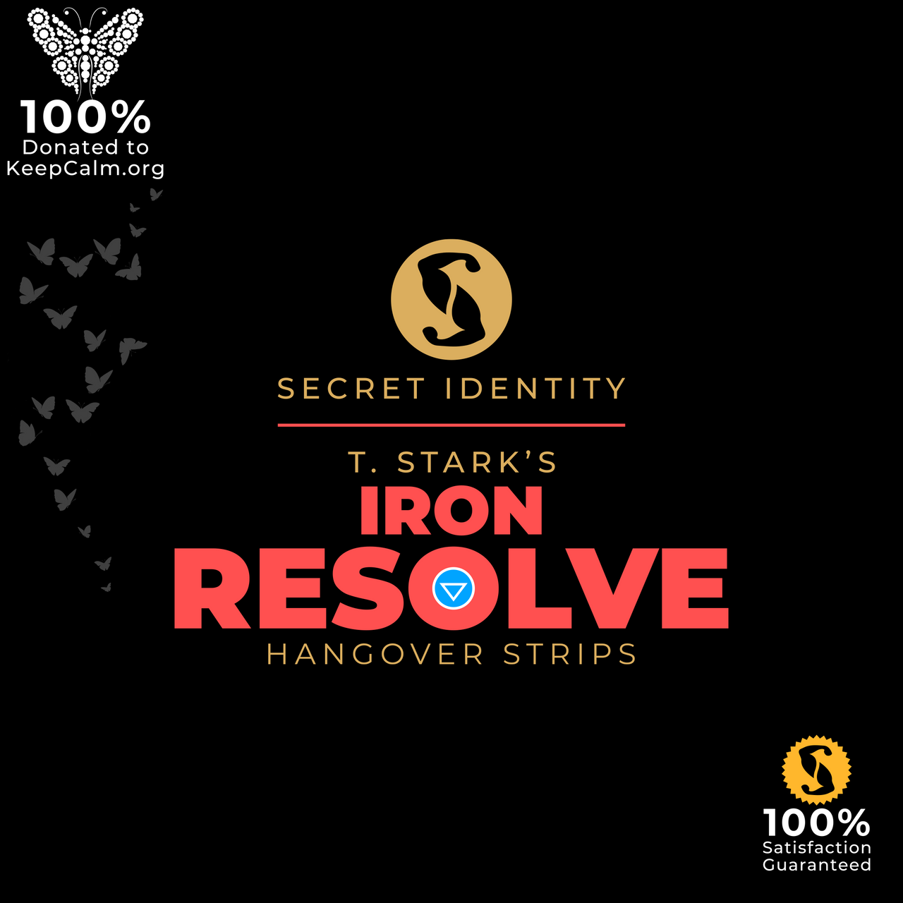 T. Stark’s Iron Resolve Hangover Strips